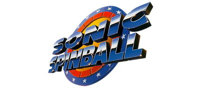 Sonic Spinball logo for Sega Mega Drive